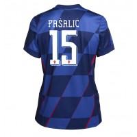 Fotbalové Dres Chorvatsko Mario Pasalic #15 Dámské Venkovní ME 2024 Krátký Rukáv